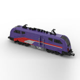 MOC-228957 Nightjet Siemens Taurus train locomotive Klemmbausteine-LesDiy-Klemmbausteine
