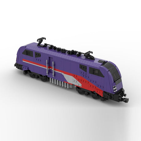 MOC-228957 Nightjet Siemens Taurus train locomotive Klemmbausteine-LesDiy-Klemmbausteine
