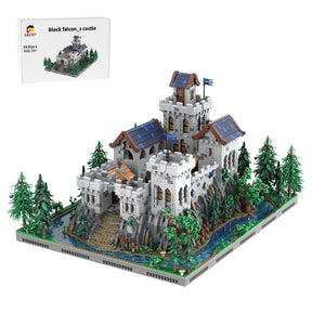 MOC-229261 Black Falcon’s Castle Klemmbausteine-LesDiy-Klemmbausteine