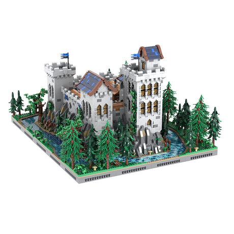 MOC-229261 Black Falcon’s Castle Klemmbausteine-LesDiy-Klemmbausteine