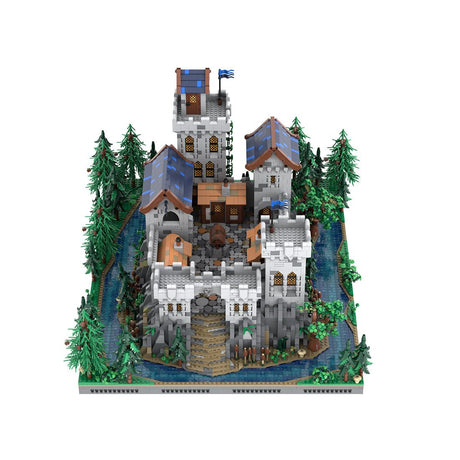 MOC-229261 Black Falcon’s Castle Klemmbausteine-LesDiy-Klemmbausteine