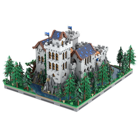 MOC-229261 Black Falcon’s Castle Klemmbausteine-LesDiy-Klemmbausteine