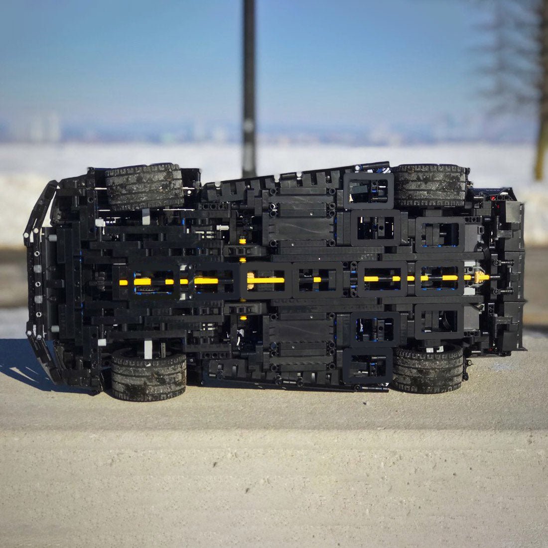 MOC - 22970 Ford Mustang Hoonicorn V2 Klemmbausteine - LesDiy - Klemmbausteine