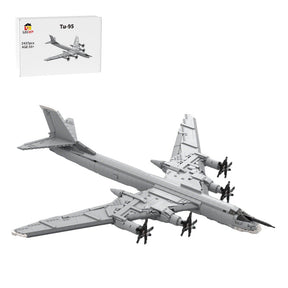 MOC - 229818 Tupolev TU - 95 Bear Klemmbausteine - LesDiy - Klemmbausteine