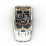 MOC - 230069 1/38 Scale Ultra MEGA Yacht - Part 10 Module 17 Deck 4 Owner's deck Klemmbausteine - LesDiy - Klemmbausteine
