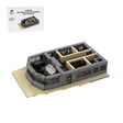 MOC - 230069 1/38 Scale Ultra MEGA Yacht - Part 8 Module 15 Deck 3 Mid Klemmbausteine - LesDiy - Klemmbausteine