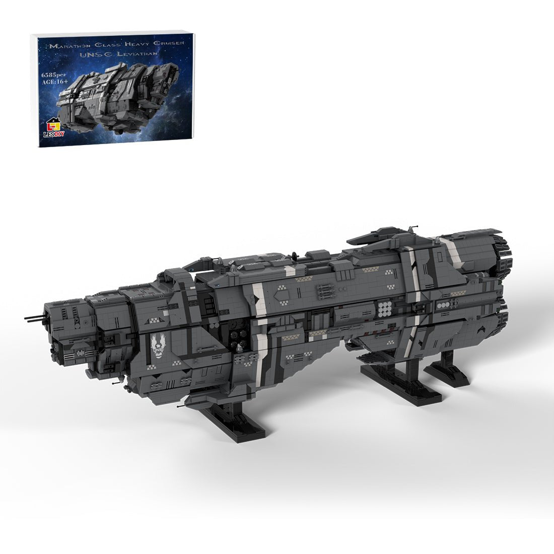 MOC -  231999 Marathon Class Heavy Cruiser - UNSC Leviathan Klemmbausteine - LesDiy - Klemmbausteine