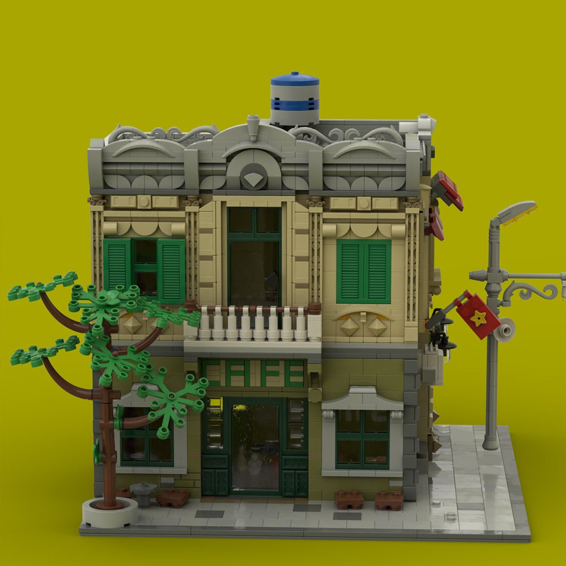 MOC - 233257 Ha Noi Old Street Klemmbausteine - LesDiy - Klemmbausteine
