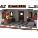 MOC-233345 White Wizard's tower Klemmbausteine-LesDiy-Klemmbausteine