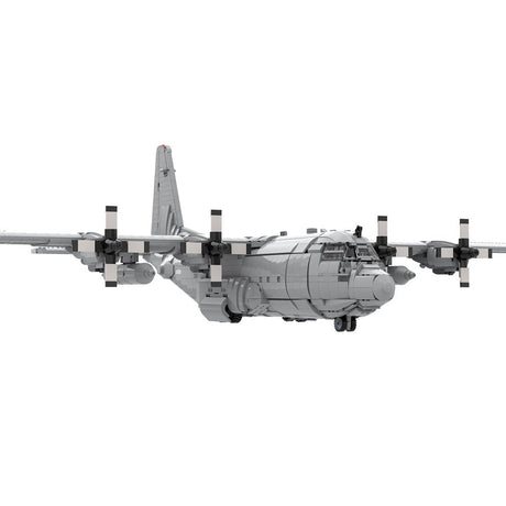 MOC - 234225 Lockheed C - 130H Legacy Klemmbausteine - LesDiy - Klemmbausteine