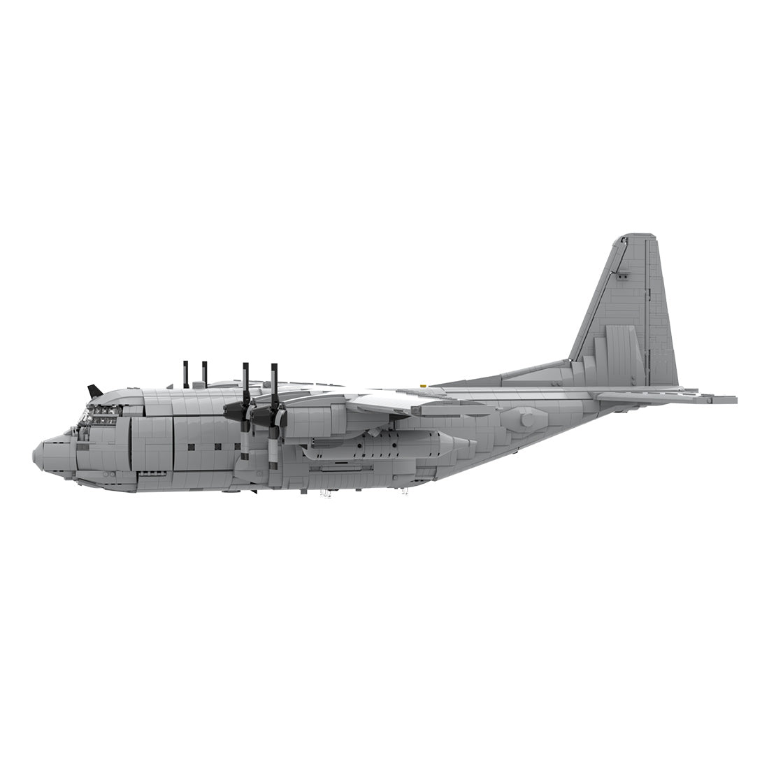 MOC - 234225 Lockheed C - 130H Legacy Klemmbausteine - LesDiy - Klemmbausteine