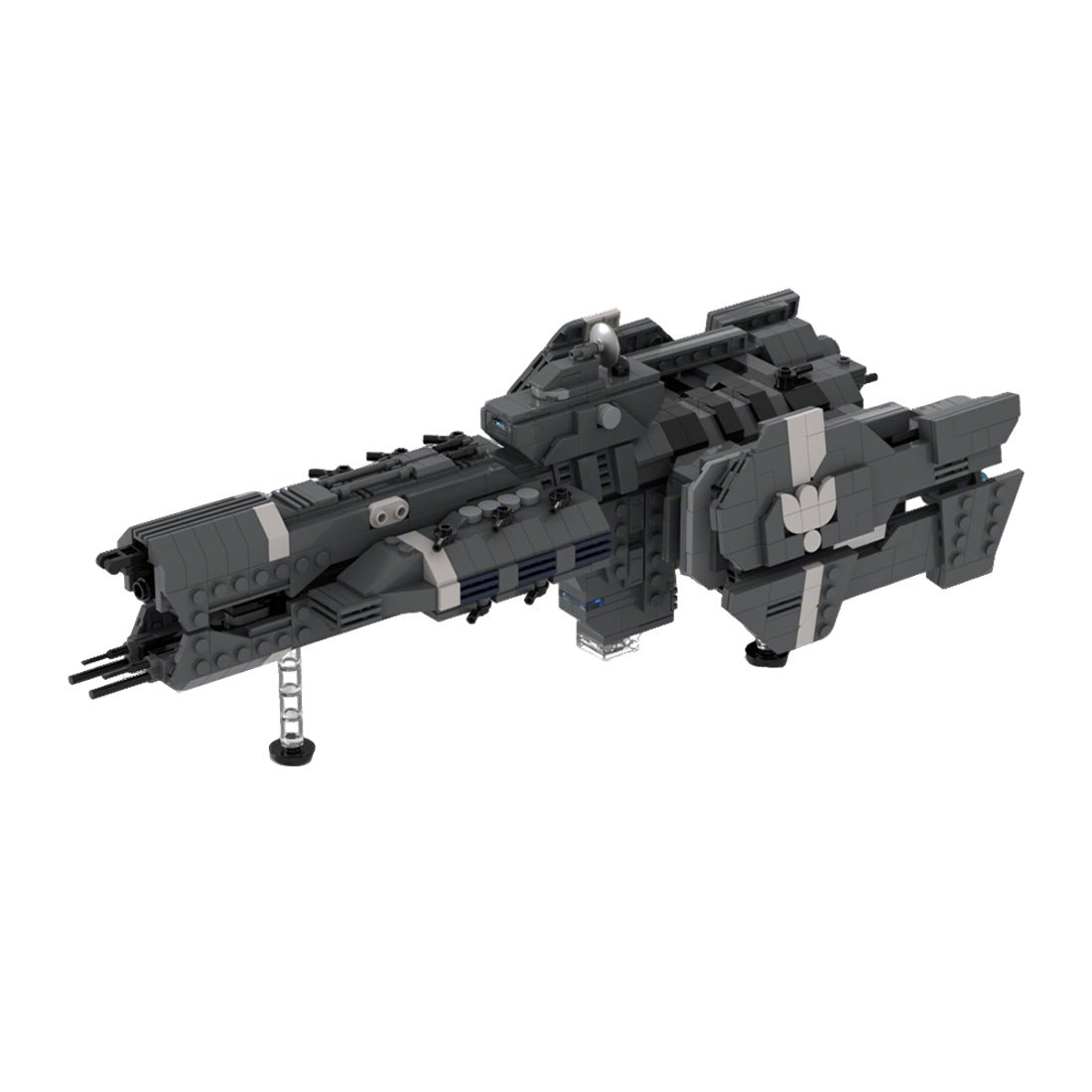 MOC - 234859 Paris - class heavy Frigate - UNSC Gettysburg Klemmbausteine - LesDiy - Klemmbausteine