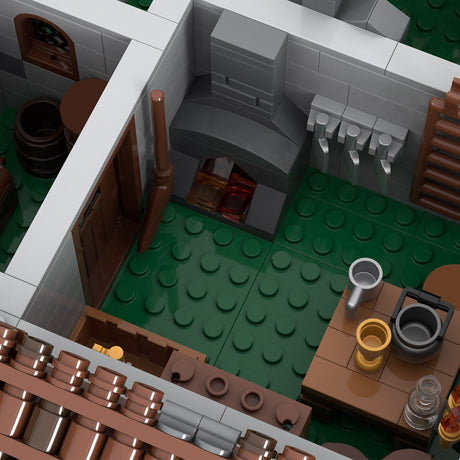 MOC-235461 Forestmen's castle Klemmbausteine-LesDiy-Klemmbausteine