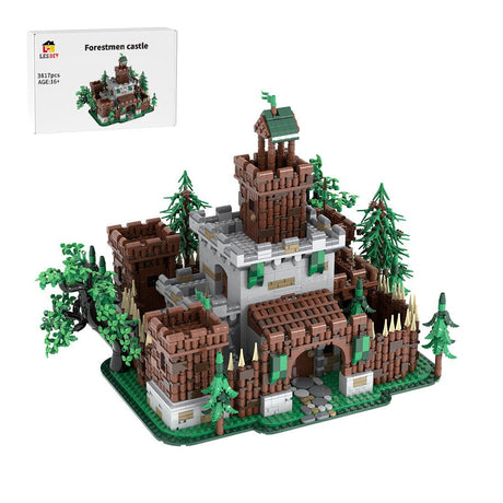 MOC-235461 Forestmen's castle Klemmbausteine-LesDiy-Klemmbausteine