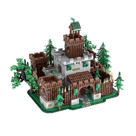 MOC-235461 Forestmen's castle Klemmbausteine-LesDiy-Klemmbausteine