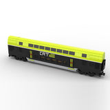 MOC-235961 City Airport Train (CAT) train passenger car - motorized Klemmbausteine-LesDiy-Klemmbausteine