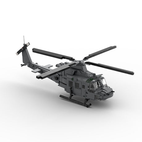 MOC - 236742 Bell 412 | International Multirole Helicopter Klemmbausteine - LesDiy - Klemmbausteine