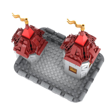 MOC-238413 Lion Knights' Outpost Klemmbausteine-LesDiy-Klemmbausteine