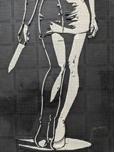 MOC - 238853 art relief of a female horror character Klemmbausteine - LesDiy - Klemmbausteine