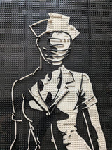 MOC - 238853 art relief of a female horror character Klemmbausteine - LesDiy - Klemmbausteine
