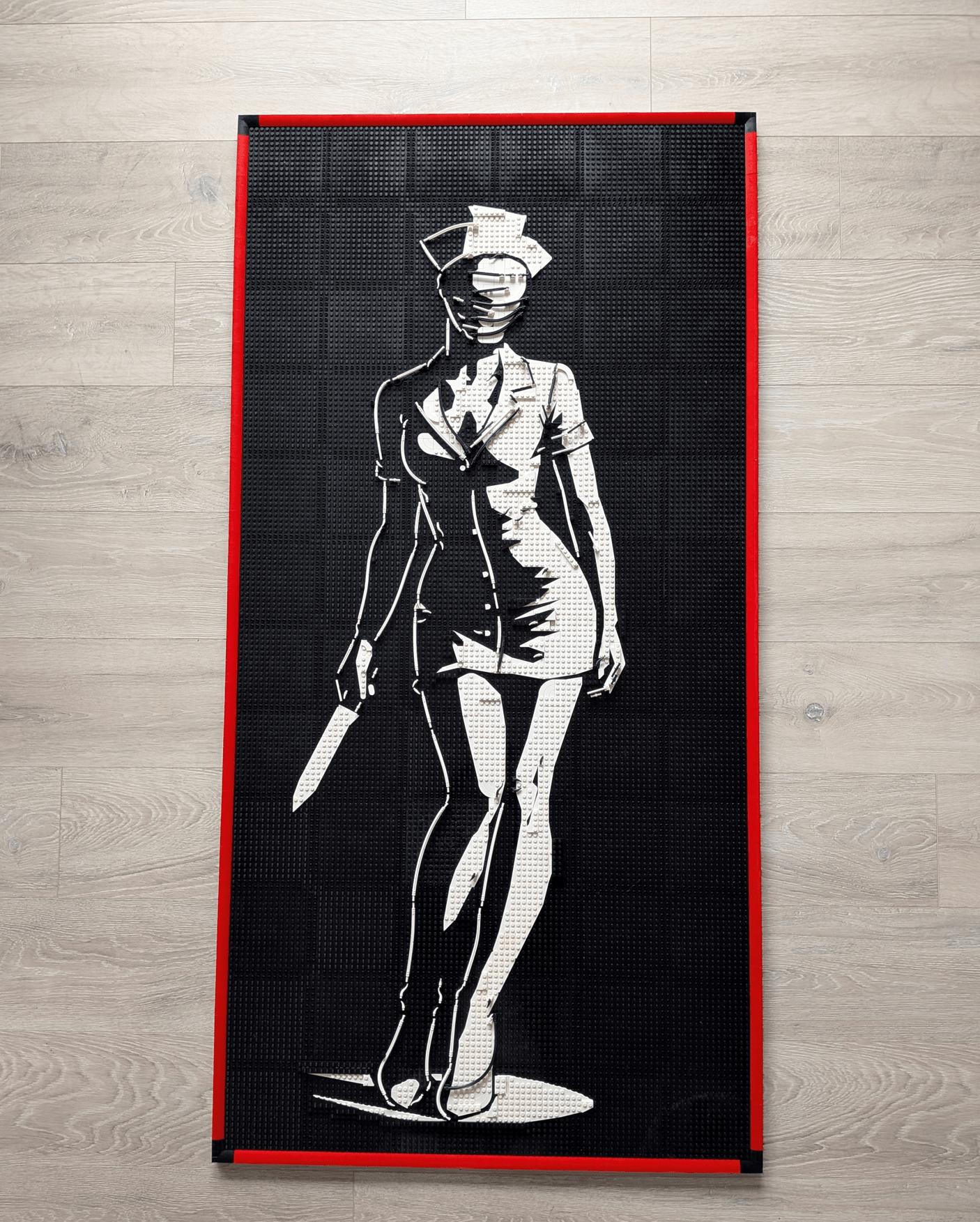 MOC - 238853 art relief of a female horror character Klemmbausteine - LesDiy - Klemmbausteine