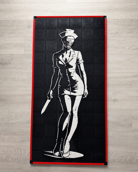 MOC - 238853 art relief of a female horror character Klemmbausteine - LesDiy - Klemmbausteine