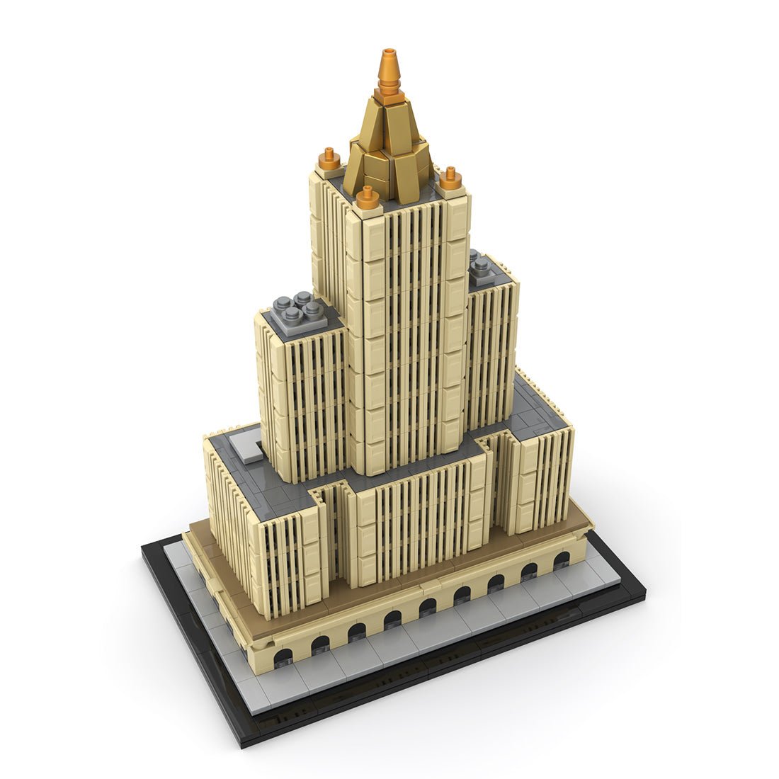 MOC - 239057 New York Life Building 1:800 Scale Klemmbausteine - LesDiy - Klemmbausteine