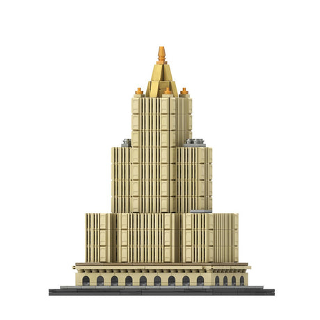 MOC - 239057 New York Life Building 1:800 Scale Klemmbausteine - LesDiy - Klemmbausteine