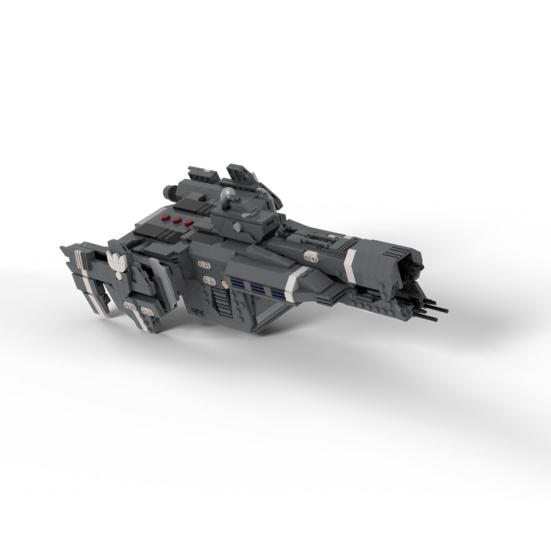 MOC - 239213 Charon - class light Frigate - UNSC Aegis Fate Klemmbausteine - LesDiy - Klemmbausteine