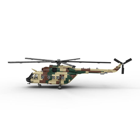 MOC - 239414 MIL Mi - 17 - 1:35 Scale Klemmbausteine(Apricot Yellow) - LesDiy - Klemmbausteine