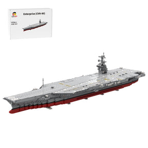 MOC - 241814 USS Enterprise (CVN - 80) Klemmbausteine - LesDiy - Klemmbausteine