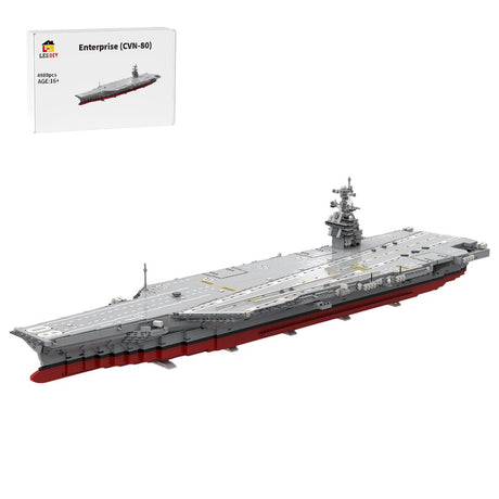 MOC - 241814 USS Enterprise (CVN - 80) Klemmbausteine - LesDiy - Klemmbausteine