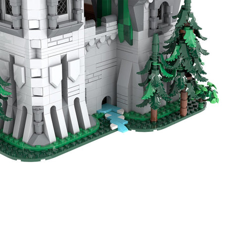 MOC-241818 Green Dragon Knights' Castle Klemmbausteine-LesDiy-Klemmbausteine