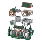 MOC-241818 Green Dragon Knights' Castle Klemmbausteine-LesDiy-Klemmbausteine