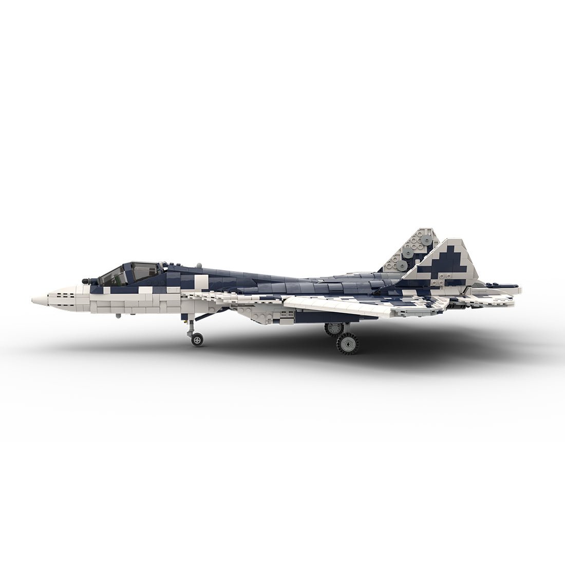 MOC - 241925 Sukhoi | SU - 57 Felon - 1:35 Scale (v1.5) Klemmbausteine - LesDiy - Klemmbausteine