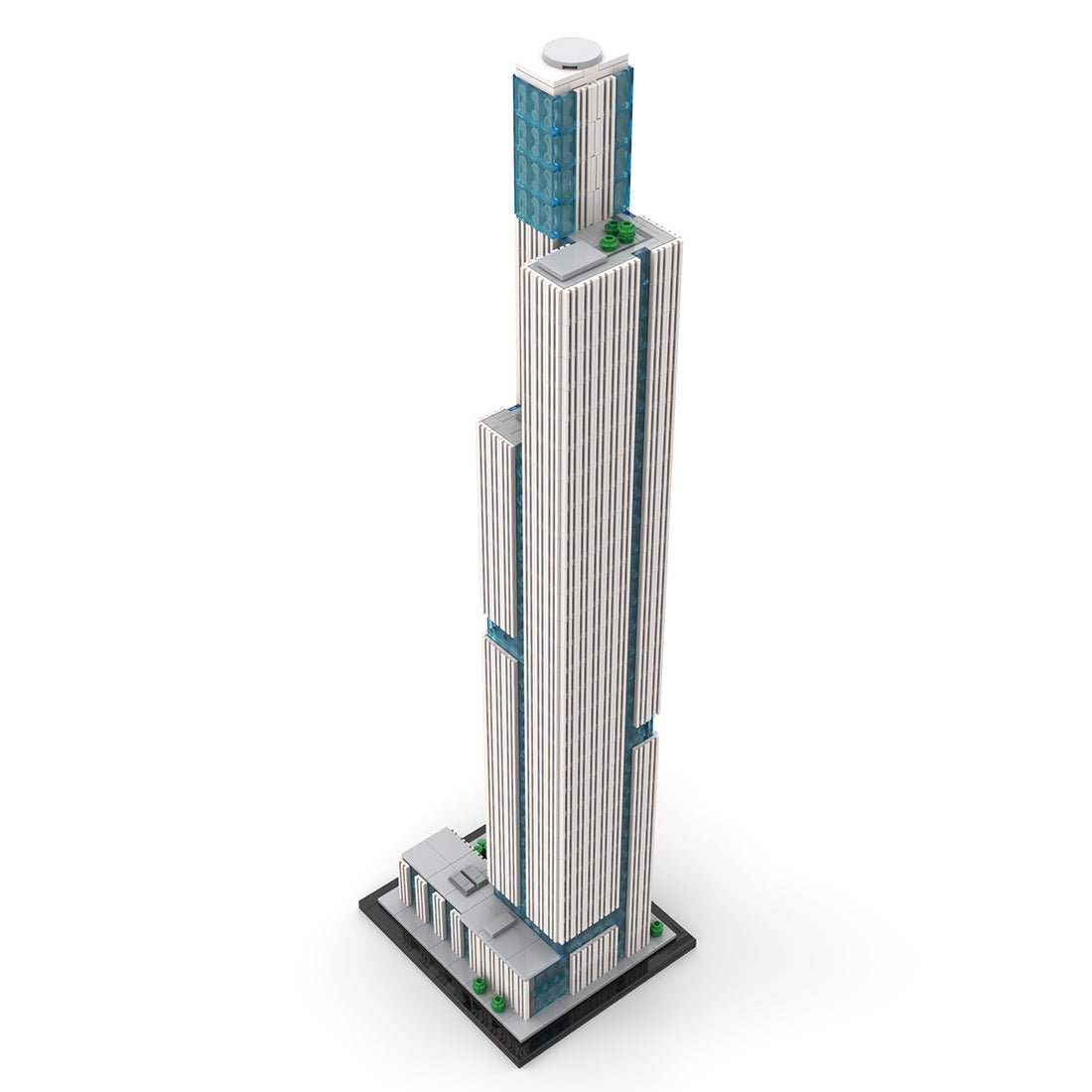 MOC - 241968 Tower 1 at Nanjing Financial City II 1:800 Klemmbausteine - LesDiy - Klemmbausteine