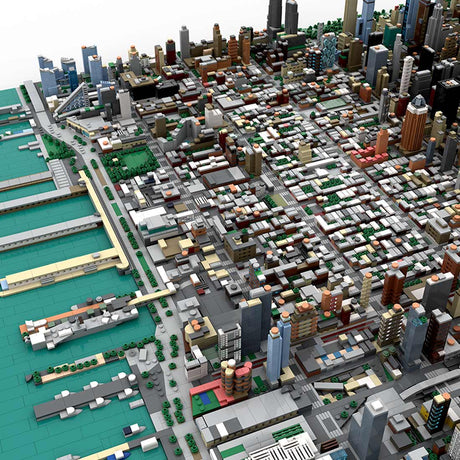 MOC - 243095 1/2000 Scale Midtown Manhattan - New York City Klemmbausteine - LesDiy - Klemmbausteine