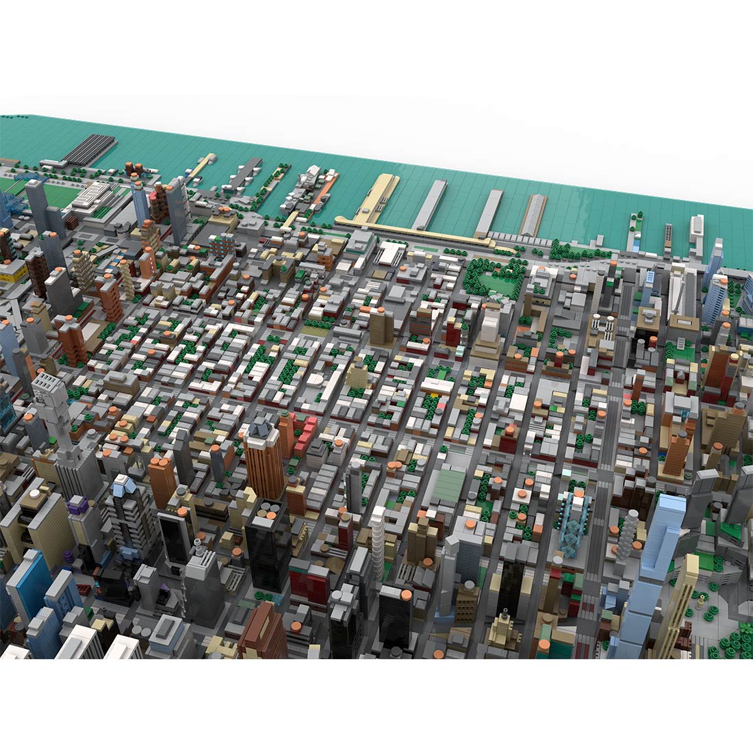 MOC - 243095 1/2000 Scale Midtown Manhattan - New York City Klemmbausteine - LesDiy - Klemmbausteine