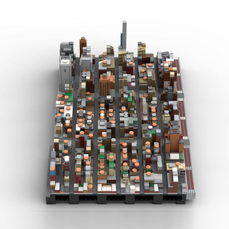 MOC - 243095 1/2000Scale NYC - Midtown Manhattan Garment District Klemmbausteine - LesDiy - Klemmbausteine