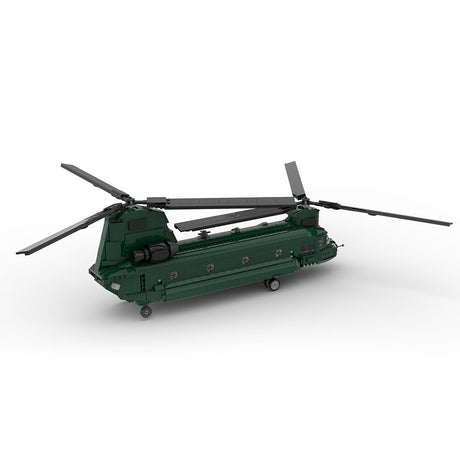 MOC - 24312 Boeing CH - 47 F Chinook Klemmbausteine - LesDiy - Klemmbausteine