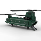 MOC - 24312 Boeing CH - 47 F Chinook Klemmbausteine - LesDiy - Klemmbausteine