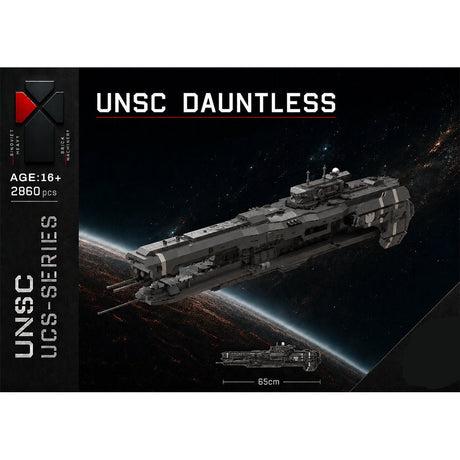 MOC - 245083 Strident - class heavy Frigate - UNSC Dauntless Klemmbausteine - LesDiy - Klemmbausteine