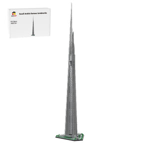 MOC - 246046 Jeddah Tower 1:800 Scale Klemmbausteine - LesDiy - Klemmbausteine