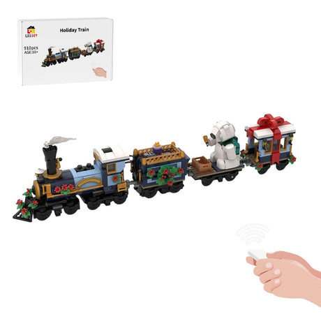 MOC-249783 Holiday Express Train Klemmbausteine-LesDiy-Klemmbausteine