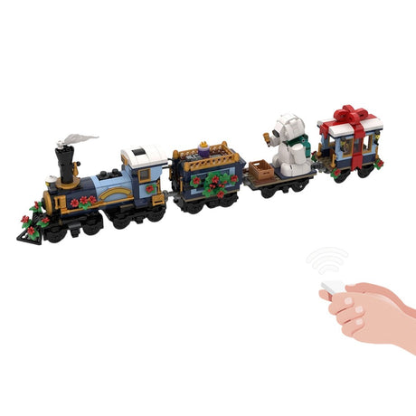 MOC-249783 Holiday Express Train Klemmbausteine-LesDiy-Klemmbausteine