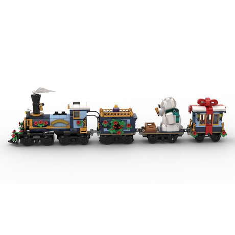 MOC-249783 Holiday Express Train Klemmbausteine-LesDiy-Klemmbausteine