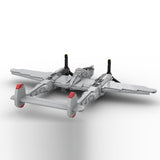 MOC - 251662 P - 38L Lightning 1:35 scale model Klemmbausteine - LesDiy - Klemmbausteine