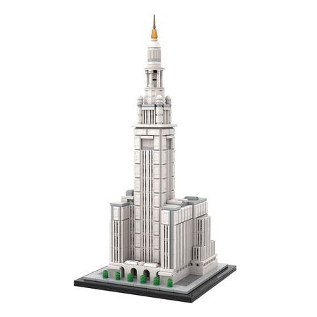 MOC-254906 Terminal Tower 1:800 Scale Klemmbausteine-LesDiy-Klemmbausteine