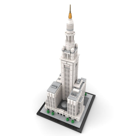 MOC-254906 Terminal Tower 1:800 Scale Klemmbausteine-LesDiy-Klemmbausteine