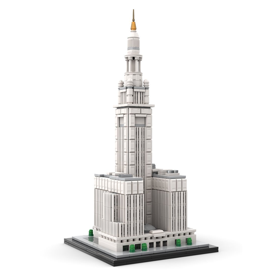 MOC-254906 Terminal Tower 1:800 Scale Klemmbausteine-LesDiy-Klemmbausteine
